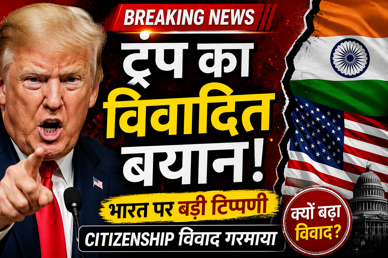 Trump anti-India comment birthright citizenship