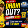 MS Dhoni IPL 2026