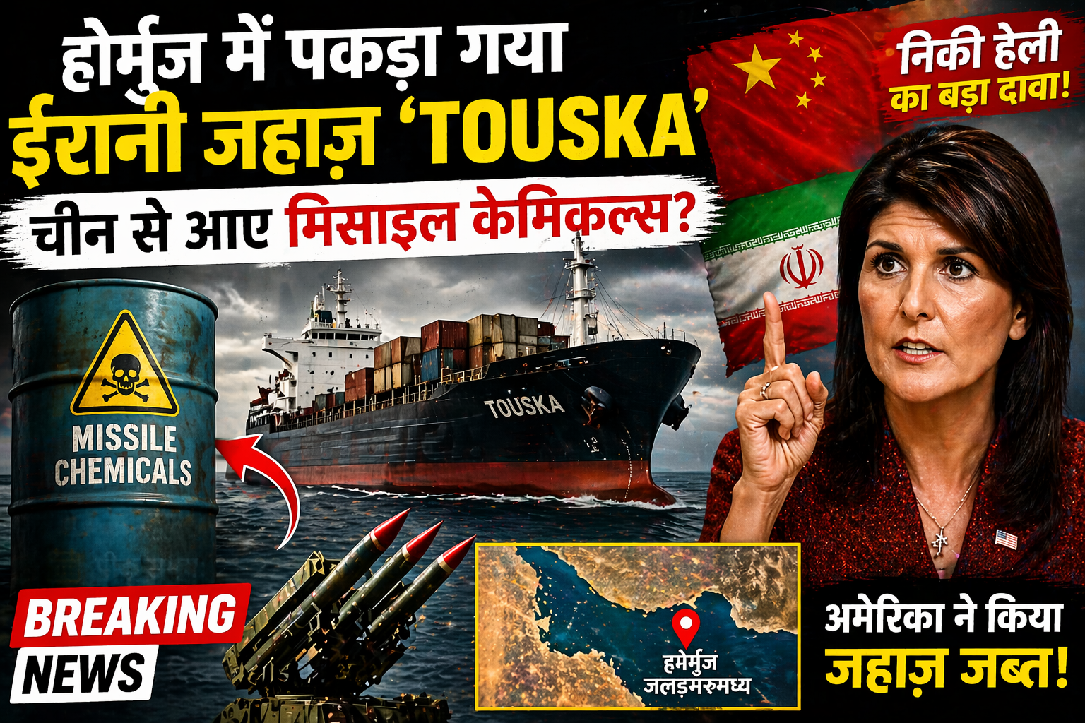 China found on seized Iranian