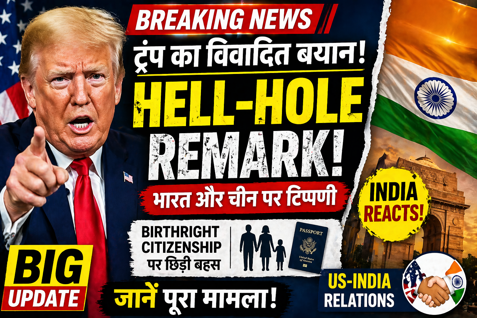 Trump Hell-Hole Remark 2026