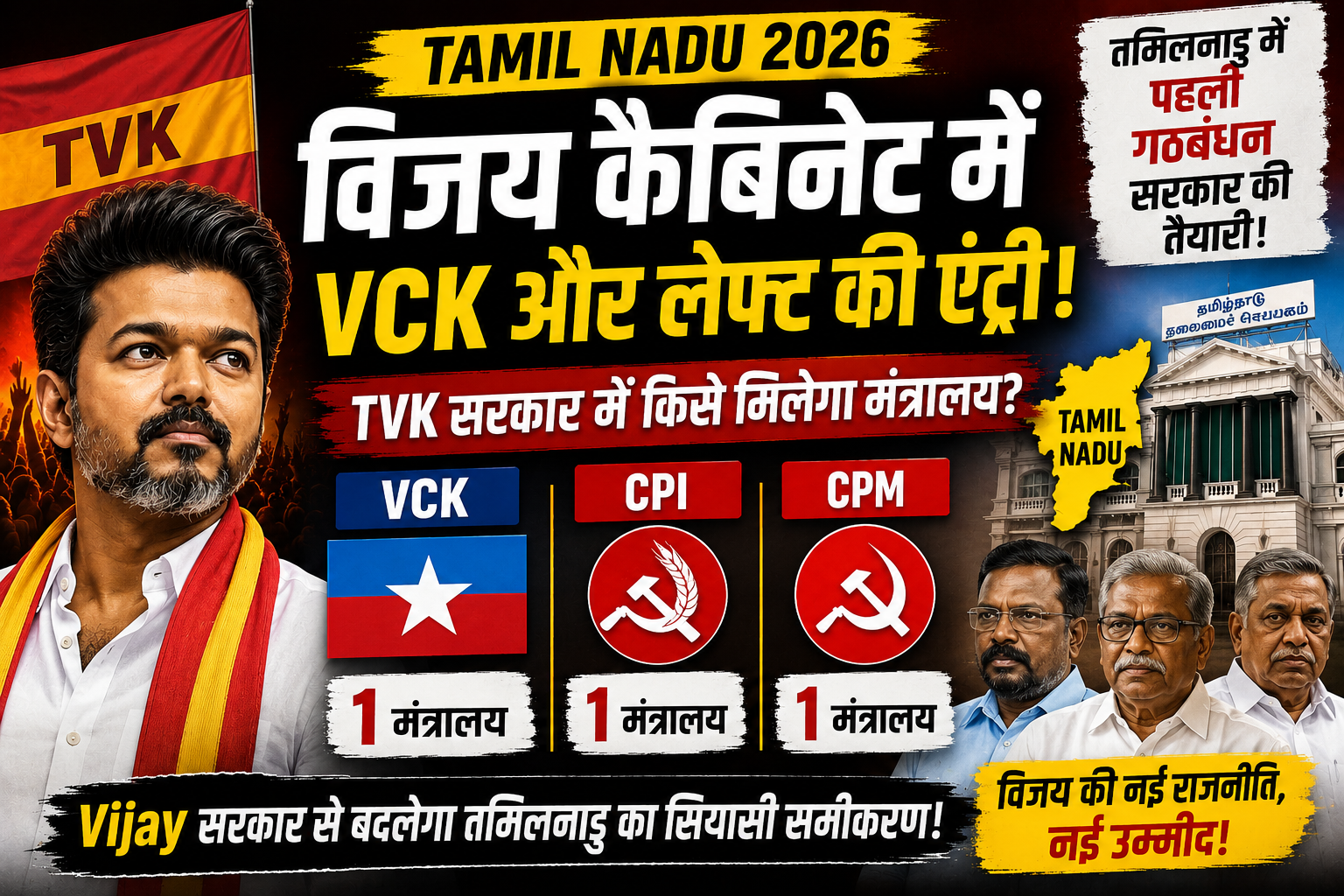 Vijay Cabinet Tamil Nadu