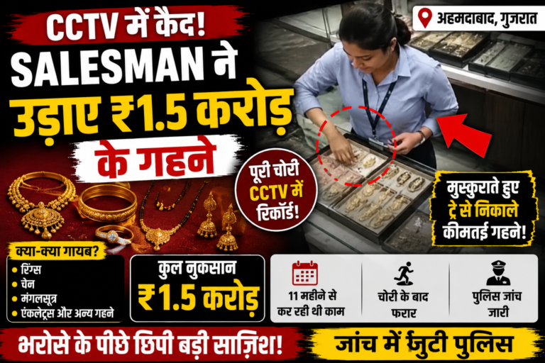 Jewellery Theft CCTV Video