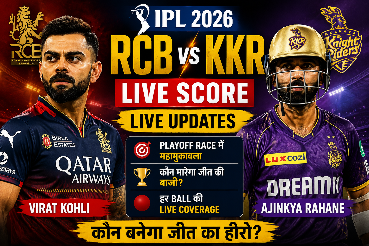 RCB vs KKR