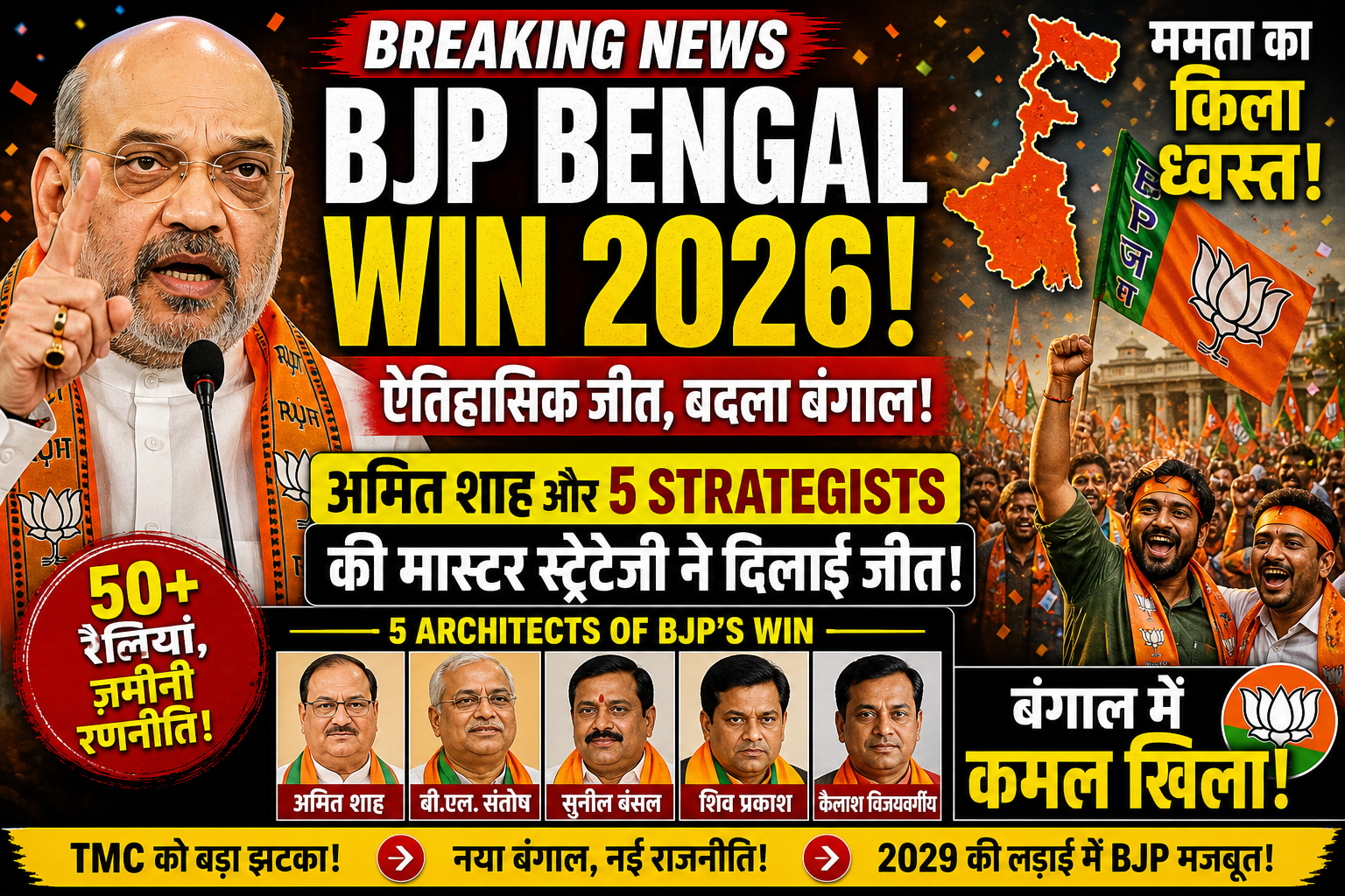 BJP Bengal Win 2026
